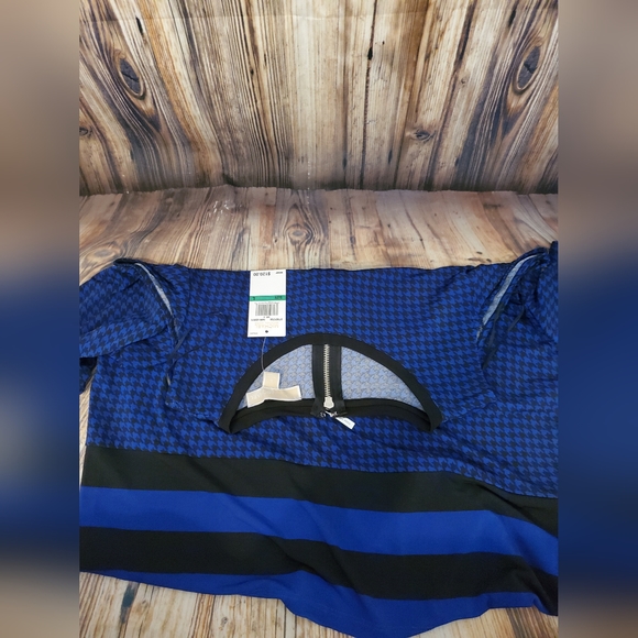 Michael Kors  Cold Shoulder Houndstooth Dress - Picture 7 of 7